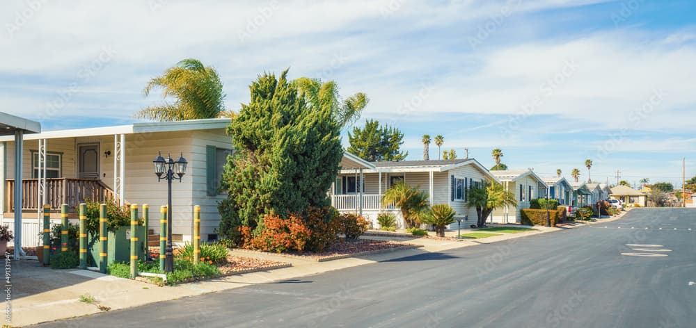 Prepared mobile home site